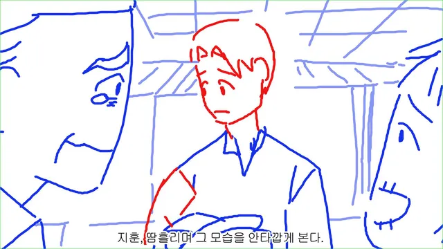 Close on the hero's face as he understands.